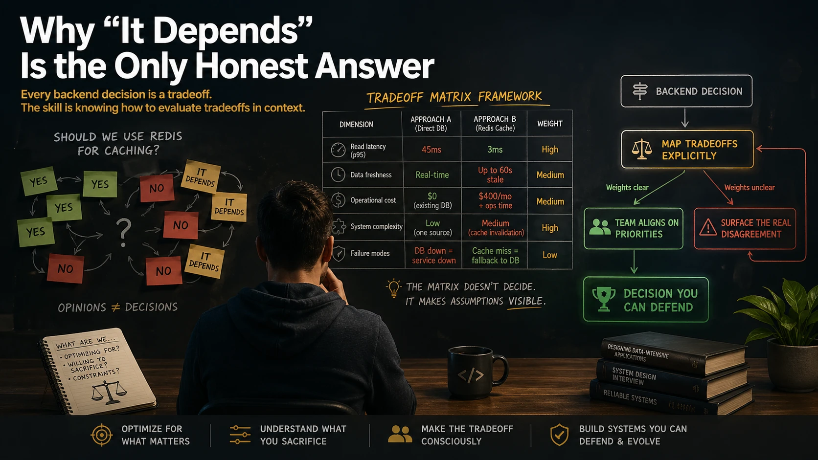 The Tradeoff Matrix: A Framework for Better Backend Decisions